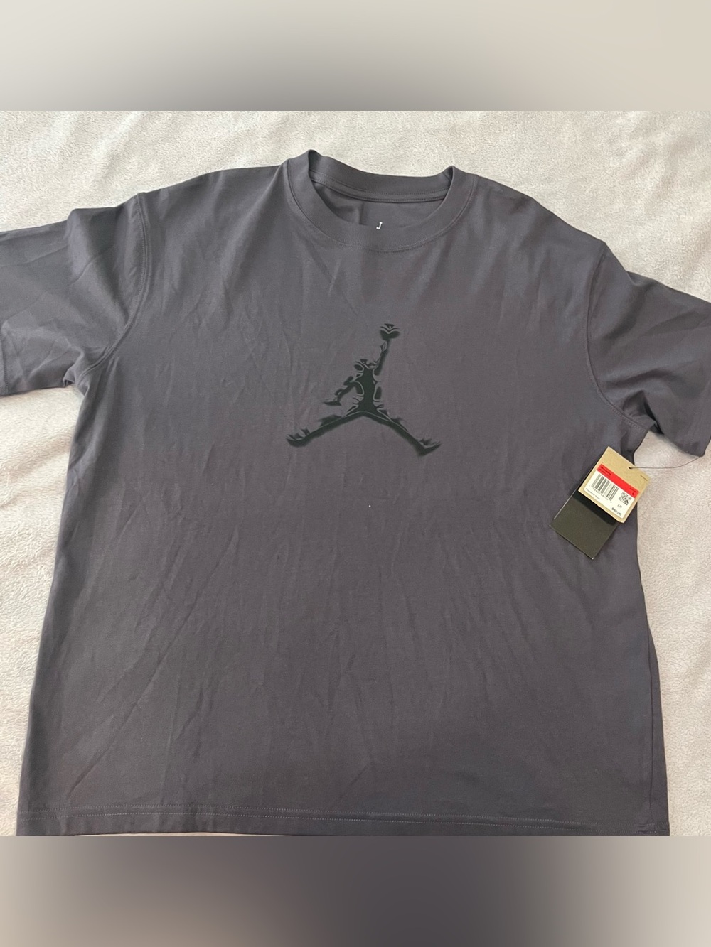 Jordan women’s Short Sleeve Tee - Charcoal with Black Logo